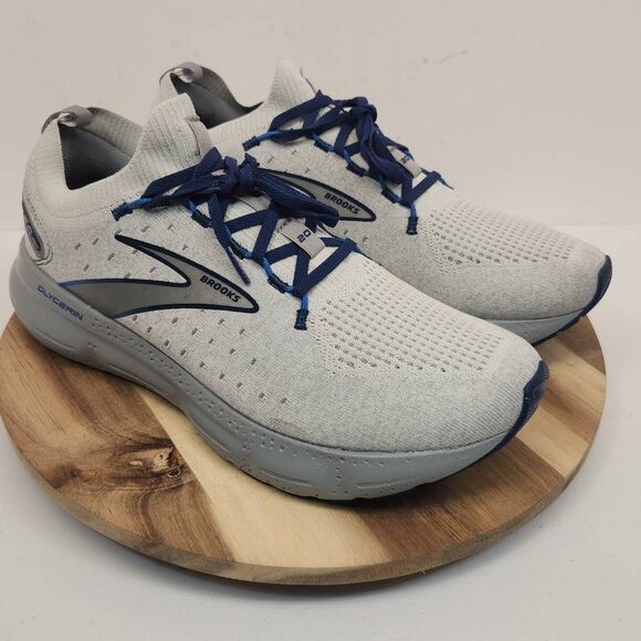 Brooks Mens Glycerin StealthFit 20 Running Shoes Gray Blue Size 11.5 - Picture 3 of 12